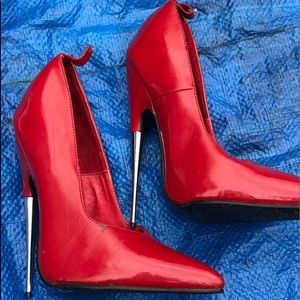 Red Fetish Pumps